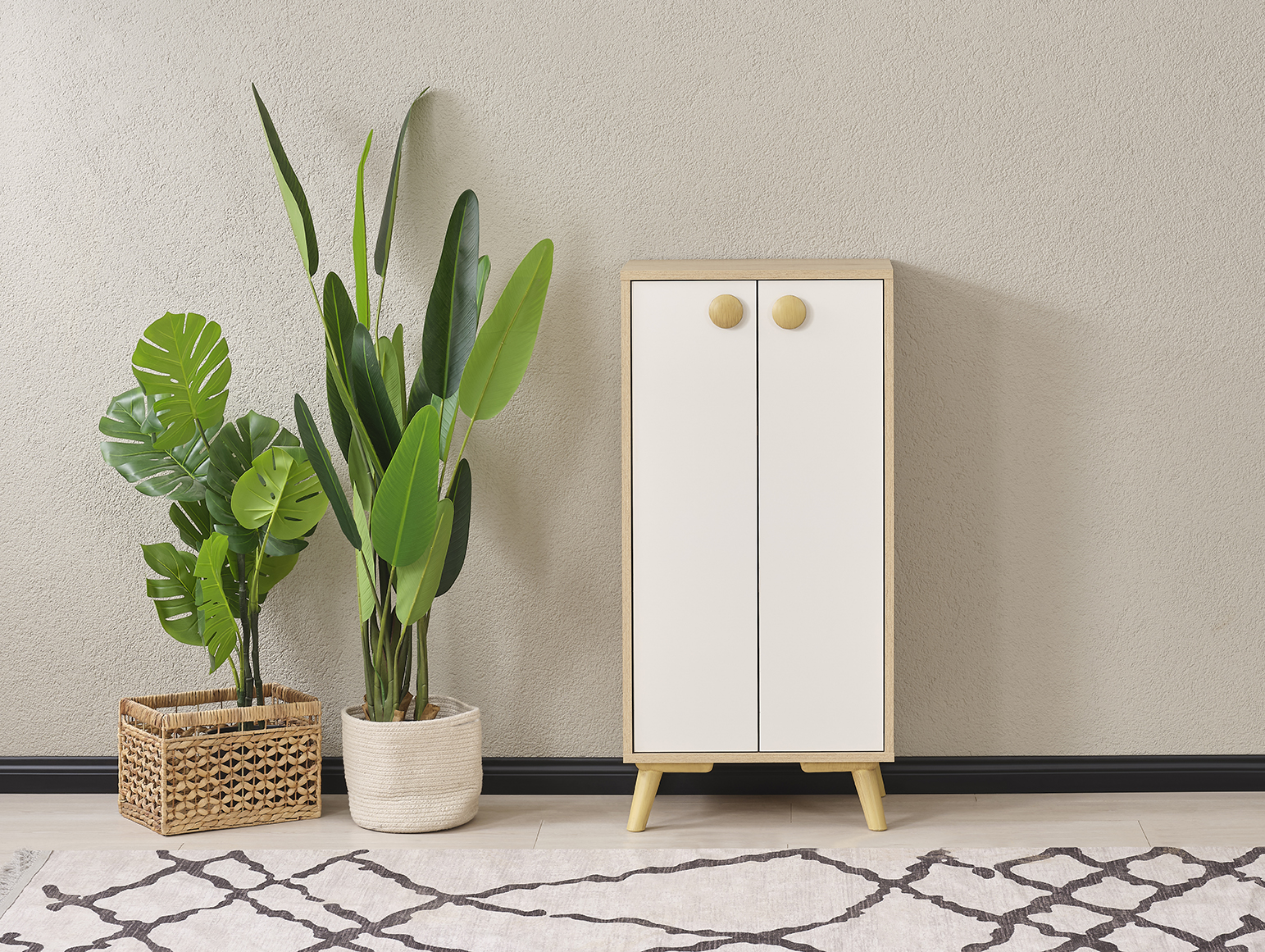 PUZZLE 112CM LIK DAR ÇOK AMAÇLI DOLAP