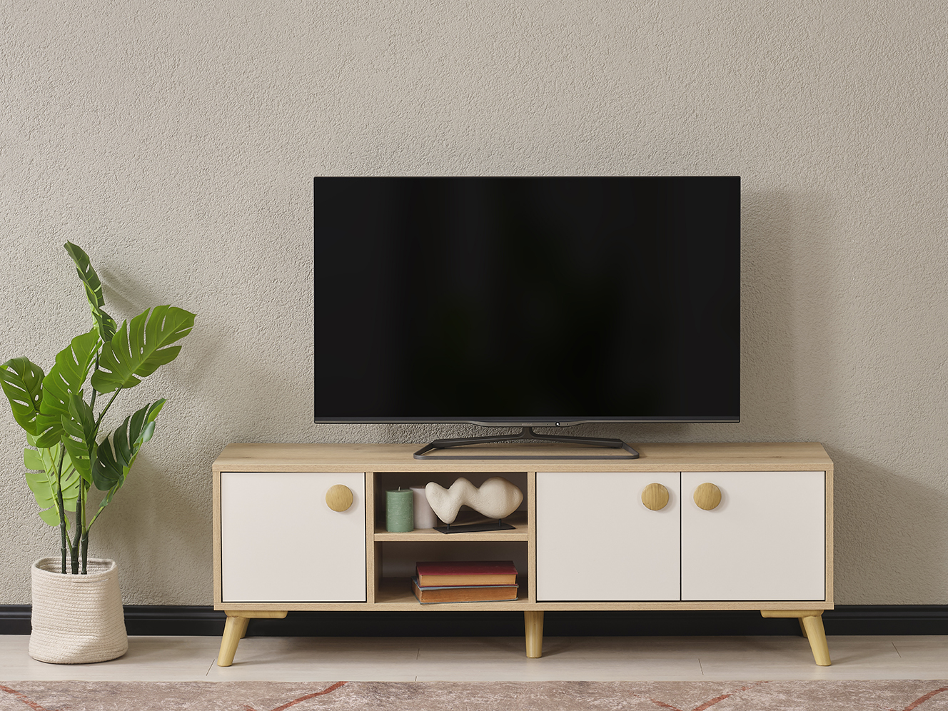 PUZZLE 152CM 3 KAPAKLI TV ÜNITESI