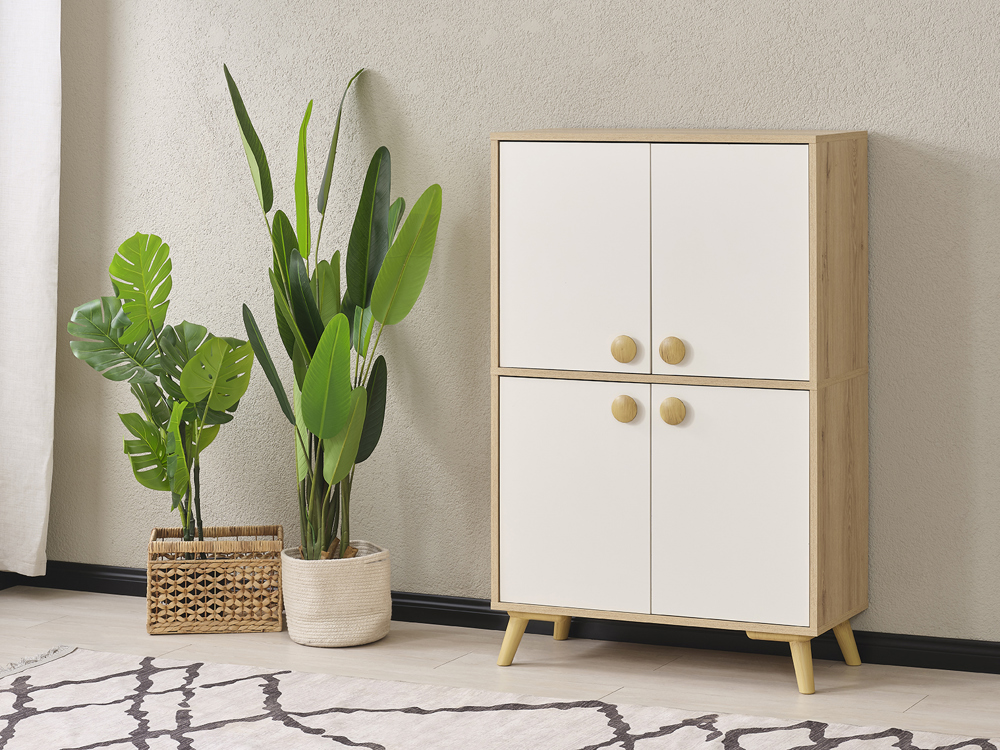 PUZZLE 132CM LIK GENIS ÇOK AMAÇLI DOLAP