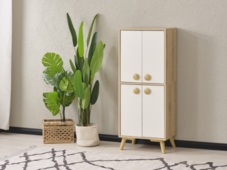 PUZZLE 132CM LIK DAR ÇOK AMAÇLI DOLAP