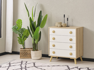 PUZZLE 4 ÇEKMECELI ÇOK AMAÇLI DOLAP