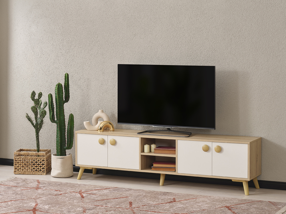 PUZZLE 187CM 4 KAPAKLI TV ÜNITESI