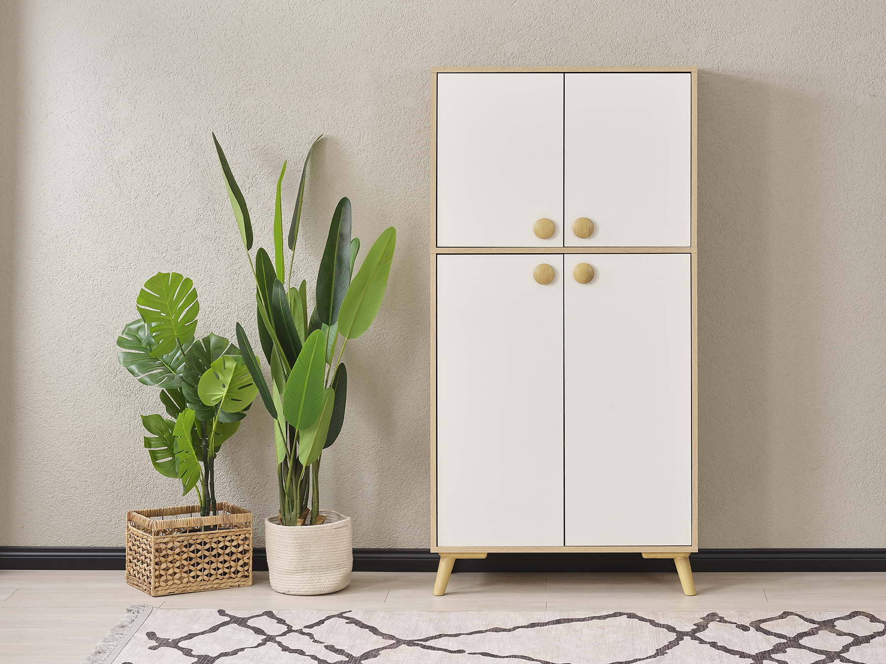 PUZZLE 170CM LIK GENIS ÇOK AMAÇLI DOLAP