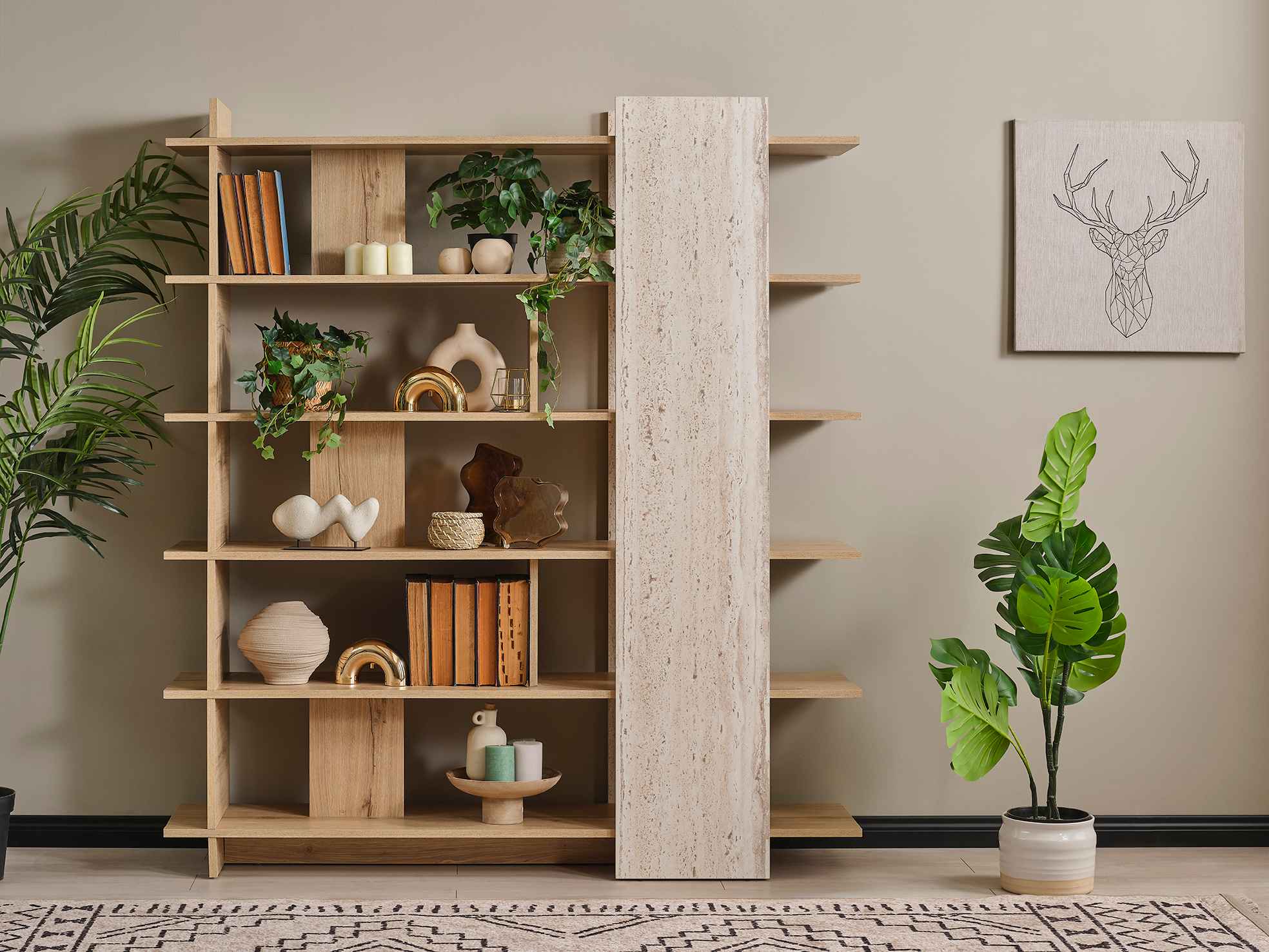 TWIN ÇIFT TARAFLI KITAPLIK