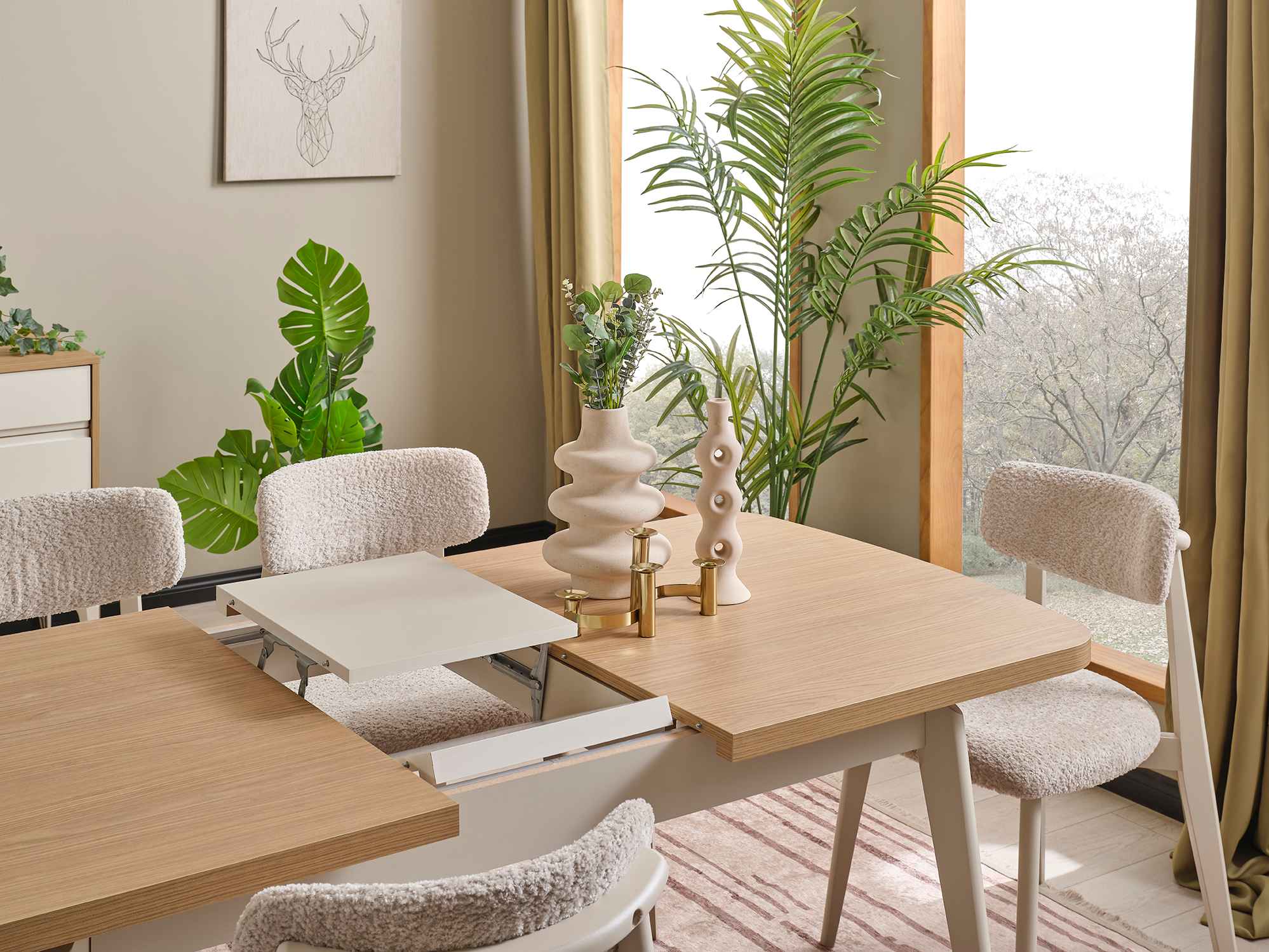 90*150 ORTADAN AÇILIR MASA