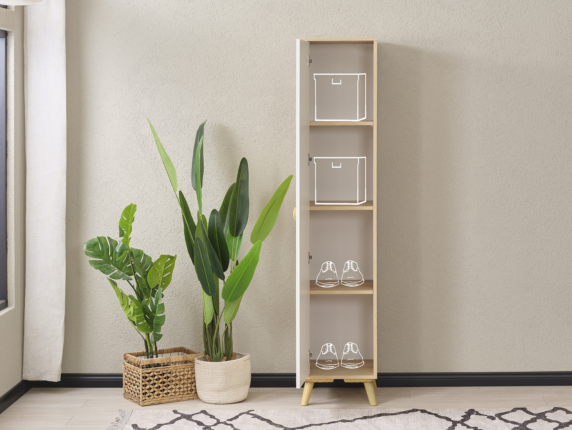 PUZZLE 1 KAPAKLI DOLAP